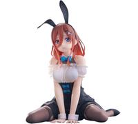 Zhongkaihua Nakano Miku/Nino/Ichika Figure Kneeling Model Anime Bunny Girl Action Figure Statue PVCOrnaments Collectible Decorations Gifts 13CM