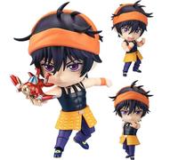 Zhongkaihua Narancia Ghirga Q Action Figure Mini Statue Clay Figures PVC Model with Movable Joints and Interchangeable Faces