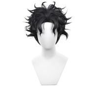 Zhongkaihua Okarun/Takakura Ken Anime Cosplay Costume Men's High School Uniform Black Jacket and Pants Full Sets with Wig and Glasses for Halloween Carnival Dress Up Suit