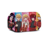 Zhongkaihua Oshi no Ko Pencil Case Student Pen Bag, Oshi no Ko Merch Pencil Box Pouch Back to School Supplies Stationery for Girls Boys Kids