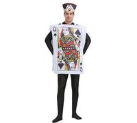 Zhongkaihua Queen of Spades Royal Family & Guards Costume Set: Medieval-themed Halloween & Christmas Role-Playing Outfit for Carnival & Family Fun