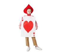 Zhongkaihua Queen & Poker Guard Role-Playing Outfit Ace of Spades and Ace of Hearts Playing Cards Cosplay Costume Family Game Party Fancy Dress/Funny Halloween Costume Gifts