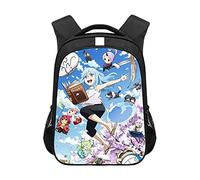 Zhongkaihua Rimuru Tempest Figure Backpacks Rimuru Tempest Schoolbag That Time I Got Reincarnated as a Slime Anime Backpacks for School