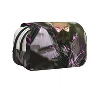 Zhongkaihua Soshiro Hoshina/Hibino Kafka Anime 3D Printing Pencil Case Large Capacity Double Zip Double Compartment Canvas Pencil Bag Students Start School Stationery Supplies Gift