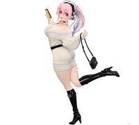 Zhongkaihua Super Sonico Figure Anime Girl Model Statue Standing Super Sonico Action Figure Collection Desktop Decorations Gifts 21CM PVC