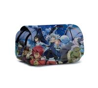 Zhongkaihua That Time I Got Reincarnated as a Slime Rimuru Tempest Milim Nava Fashion Stationery Pencil Case for Girls Boys Schooler Gift, Large Capacity Back to School Pen Bag