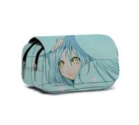 Zhongkaihua That Time I Got Reincarnated as a Slime Rimuru Tempest Milim Nava Fashion Stationery Pencil Case for Girls Boys Schooler Gift, Large Capacity Back to School Pen Bag