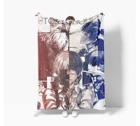 Zhongkaihua Tokyo Ghoul Blankets Flannel, Anime Blanket Throw Tokyo Ghoul Merch Fleece Nap Blanket Throw for Bed Home Sofa Office