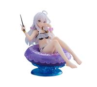 Zhongkaihua Wandering Witch: The Journey of Elaina Figure Elaina Swimsuit Girl Sitting Anime Figures PVC Statue Model Collectible Desktop Ornaments