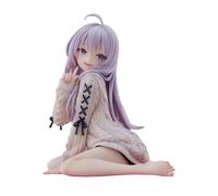 Zhongkaihua Wandering Witch: The Journey of Elaina Figure Jumper Dress Edition Sitting Anime Girl Figure PVC Model Statue Ornaments 15CM