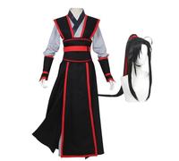 Zhongkaihua Wei Wuxian Cosplay Costume Wei Ying Chinese Ancient Hanfu Anime Role Play Uniform Outfit Halloween Fancy Dress up Party Carnival