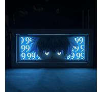 Zhongkaihua ZAOLDYECK Killua Anime Character Paper-Cut Silhouettes LED RGB 16 Color Night Light Box 3D Paper Carving Table Lamp Bedroom Decor Bedside Lamp