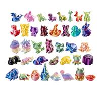 zhongko 38Pcs 3D Printed Animals, 3D Printed Fidget Toy, Movable Joint Mini Toys, Different Animal Shapes, Colorful 3D Printed Toys for Home and Office Decoration Photographic Prop