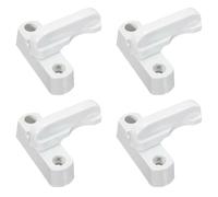 zhongko 4 Pack Sash Jammers Window Locks, T-Shape Sash Window Locks, Aluminum Door Lock for UPVC Windows and Doors, Extra Anti-Theft Security Door Jammers for Home Safety