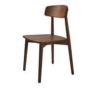 zhongqunli Dining Chair, French Style Solid Wood Dining Chair Ash Wood Restaurant & Home Chair(Walnut)