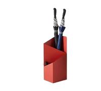 zhongqunli Umbrella Holder, Home Modern Simple Foyer Balcony Drain Umbrella Stand Hotel Lobby Storage Bucket Floor(Red)