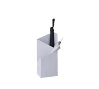 zhongqunli Umbrella Holder, Home Modern Simple Foyer Balcony Drain Umbrella Stand Hotel Lobby Storage Bucket Floor(White)