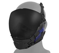 Zhongren CyberPunk Mask Costume Props Full Half Face Mask Tactcial Paintball Shooting for Adult Cosplay Halloween Holiday Party Music Festival