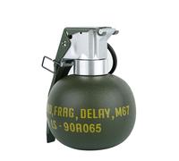Zhongren Dummy Grenade Model Plastic Hand Grenades Toy CS Airsoft Tactical Gear Accessories for Tactical Army Fans Cosplay Movie Props Outdoor 14+ (M67-Set) (M67)
