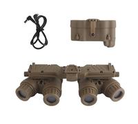 Zhongren GPNVG 18 Tactical Binocular Night Vision Dummy Model,Tactical Helmet No Function NVG Model Kit for Cosplay Display (GPNVG18 Model, Tan)