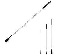 ZhongShuang Long Handled Shoe Horn Extendable Shoe Horns 31-65cm Telescopic Metal Shoehorn Adjustable Length Stainless Steel Shoehorn for Men Women Elderly and Kids