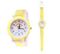 ZhongShuang Yellow Watch, 3D Cute Cartoon Toy Watch, Silicone Strap (Yellow)