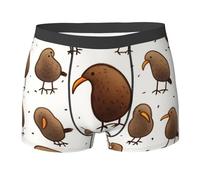 ZHONGSK Men'S Boxer Briefs - Soft Boxer Shorts | Kiwi Birds Cute | Breathable Microfiber Mens Trunks Underwear For Ultimate Comfort