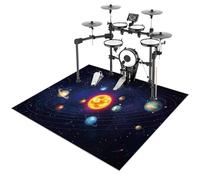 ZHONGYANAN Drum Mat, Drum Rug, Electronic Drum Carpet, Anti-Slip Rugs Musical Instrument Pad for Drumming Performance Professional Soundproof Blanket 210 x 180 cm, Non-Slip Drum Carpet For Percussion
