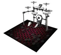 ZHONGYANAN Drum Mat, Drum Rug, Electronic Drum Carpet, Anti-Slip Rugs Musical Instrument Pad for Drumming Performance Professional Soundproof Blanket 180 x 150 cm, Non-Slip Drum Carpet For Percussion
