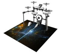 ZHONGYANAN Drum Mat, Drum Rug, Electronic Drum Carpet, Anti-Slip Rugs Musical Instrument Pad for Drumming Performance Professional Soundproof Blanket 200 x 170 cm, Non-Slip Drum Carpet For Percussion