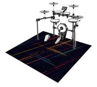 ZHONGYANAN Drum Mat, Drum Rug, Electronic Drum Carpet, Anti-Slip Rugs Musical Instrument Pad for Drumming Performance Professional Soundproof Blanket 230 x 180 cm, Non-Slip Drum Carpet For Percussion