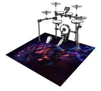 ZHONGYANAN Drum Mat, Drum Rug, Electronic Drum Carpet, Anti-Slip Rugs Musical Instrument Pad for Drumming Performance Professional Soundproof Blanket 200 x 170 cm, Non-Slip Drum Carpet For Percussion
