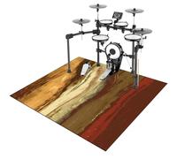 ZHONGYANAN Professional Drum Carpet Rug Soundproof Mat - Drum Rugs Mats Non-Slip For Bass Drum Snare and Other Musical Instrument Mat - 160 x 120 cm Soundproof Blanket for Drums Piano Cello Drum Kit