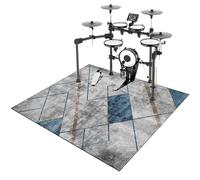 ZHONGYANAN Professional Drum Carpet Rug Soundproof Mat - Drum Rugs Mats Non-Slip For Bass Drum Snare and Other Musical Instrument Mat - 120 x 70 cm Soundproof Blanket for Drums Piano Cello Drum Kit