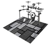 ZHONGYANAN Professional Drum Carpet Rug Soundproof Mat - Drum Rugs Mats Non-Slip For Bass Drum Snare and Other Musical Instrument Mat - 150 x 120 cm Soundproof Blanket for Drums Piano Cello Drum Kit