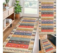 ZHONGYANAN Runner Rug for Hallway, Kitchen, Entryway - 40 x 60 cm, Geometric Pattern, Non-Slip, Washable, Modern Style