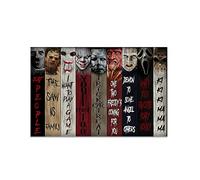 ZHONGYUTONG Horror Movie Poster Frame Canvas Wall Art Prints Horror Characters Painting Scary Films Posters Wall Decor Picture for Living Room Home Decor (No Frame, 24"x36"(60x90cm))
