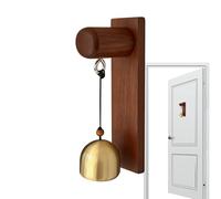 zhonnic Doorbells for Front Doors and Entrance Areas, Decorative Wind Chime Made of Wood, Bell for Shop Entrance and Business Door, for Front Door, Shop, Farmhouse, Garden, Gate and Commercial Area