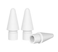 ZHONYEE 3 Pack Tips for Apple Pencil, Compatible with iPencil 1st & 2nd Generation, High Sensitivity Stylus Nib, Replacement Tip for iPad Pro (White)