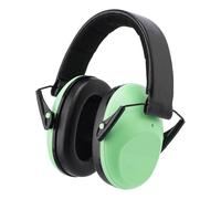 ZHONYEE Kids Noise Cancelling Earmuffs, 25-30dB Noise Reduction Hearing Protection for Children, Adjustable Headband for Autism Sensory Needs, for Concerts Fireworks Travel Study(Green)