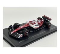 Zhou Guanyu #24 Alfa Romeo C42 10th Place 2022 Bahrain GP 1:64 Sparky Y261