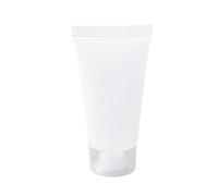 ZHOUBA 30/50ml Empty Refillable Cosmetic Cream Lotion Plastic Travel Bottle Transparent Empty Cosmetics Hand Cream Lotion Squeezes Travel Bottle 50ml