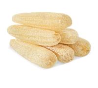 ZhouBoat 6 Pack Natural Loofah Sponge 15.7 Inch for Kitchen Bath & Body Scrub Organic Exfoliating Sponge for Dishes Skin Men Women