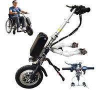 ZhouBSM 500w Wheelchair Pull Device(Manual-Electric) - 3 Speeds + Front Light+shock Absorber, Electric Handcycle Wheelchair Attachment, 48v 13ah/15 Ah/17 Ah Battery, Range 50/60/70 Km A-15Ah