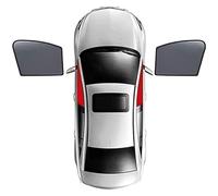 ZHOUFUDA 4 PCS Car Sun Shade Blocking Net, for Audi A6Saloon (mk C6) 2004-2011 Durable Blockout UV Sun Protection Car Window Sun Visor Breathable Mesh Covers Accessories,2pcsfront