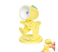 ZHOUHONG Dinosaur Lamp Night Light | LED Lamp for Bedroom - Portable Dinosaur Lamp Night Lights, Adjustable Phone Stand with Magnetic Base, for Kids Students