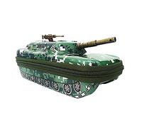 ZHOUJIE Camouflage Capacity Pencil Case,Creative Tank Pencil Case Large Capacity Pencil Pouch Tank Pen Pouch Holder EVA Organizer Stationery Box for Student Teens