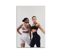 ZHOUKEG Sports Two - Tone Fitness Wear Combination Artistic Wall Mural Modern Hanging Decor Poster12x18inch(30x45cm)