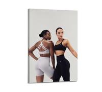 ZHOUKEG Sports Two - Tone Fitness Wear Combination Artistic Wall Mural Modern Hanging Decor Poster20x30inch(50x75cm)