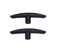 Zhouocea 2 PCS RV Waste Valves Handles Black RV Sewer Valve Handle Replacement RV Dump Valve Replacement Handle Compatible with 1 1/2" and 3" Gate Valves for RV Sewer Dump Valve Extension Rods